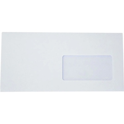 Плик бял DL дес. Прозор. 110x220 mm Стикер 1000 бр (1119041-1000-10-1501001100095)