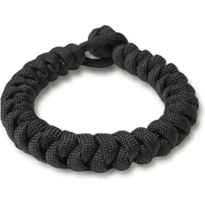 WARAGOD Гривна от паракорд с регулируема закопчалка Ectar, черна (WAR0073011)