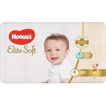 Huggies Бебешки пелени Huggies Extra care - Размер 4, 8-16 kg, 60 броя (5029053578118)