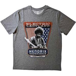 Jimi Hendrix Electric Ladyland Grey S Риза (JHXTS13MG01)