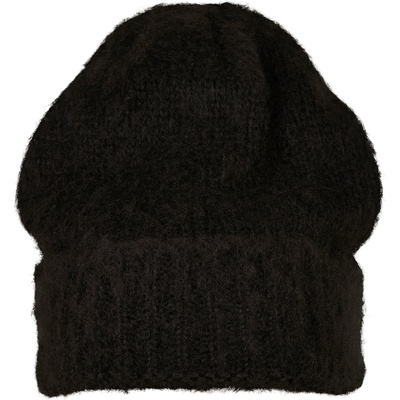 Urban Classics Шапка бийни в черен цвят Acrylic Angora Beanie UB-1503A-00007 - Черен, размер one size