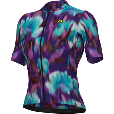 Alé Дамска фланелка с къс ръкав за колоездене Alé Women's PR-E Jardin 2.0 S/S Jersey Cycling jersey - Purple Combo - размер XXL (156-2790-0217)