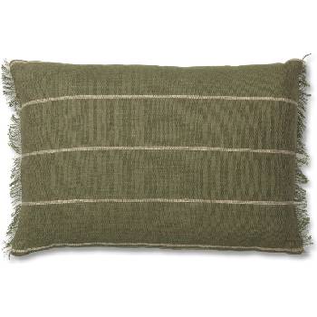 ferm LIVING Декоративна възглавница Calm 40 x 60 см маслинена (1104267926)