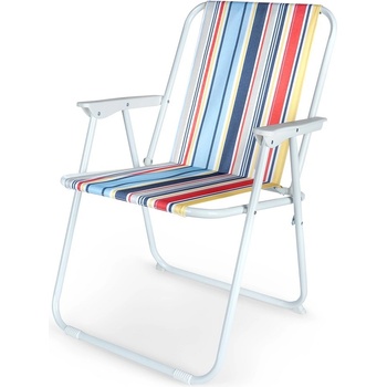 Vilde Сгъваем стол за къмпинг, градина, плаж 54x45x73см, Vilde, многоцветен (489277)