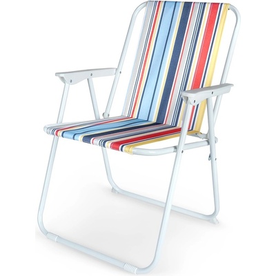 Vilde Сгъваем стол за къмпинг, градина, плаж 54x45x73см, Vilde, многоцветен (489277)