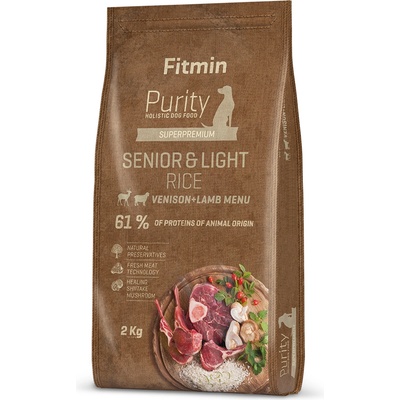 Dibaq Fitmin Purity Senior & Light Venison & Lamb храна за кучета 2 kg