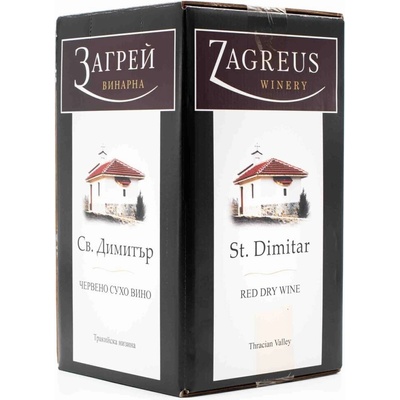 Zagreus Winery Mavrud červená 2024 13,5% 10 l (kartón)