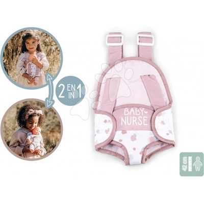 Smoby Klokanka pre 42 cm bábiku Baby Carrier Natur D'Amour Baby Nurse ergonomický nosič