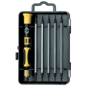 C.K Електроника и фина механика Комплект сменяеми ножове 7 части CK прав слот, кръстат слот Phillips, TORX (T4896) (T4896) (T4896)