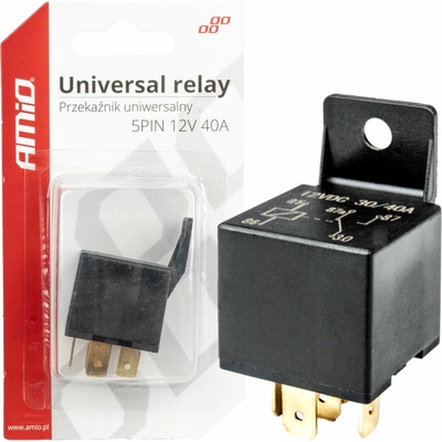 SEFIS univerzálne spúšťacie relé DC 12V 40A 4PIN pre autá a motocykle