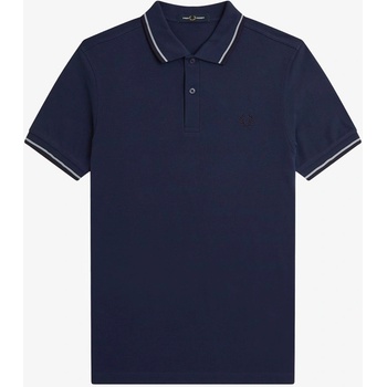 Fred Perry Блуза с яка Fred Perry Short Sleeve Twin Tipped Polo Shirt - Tennis Blue Y21