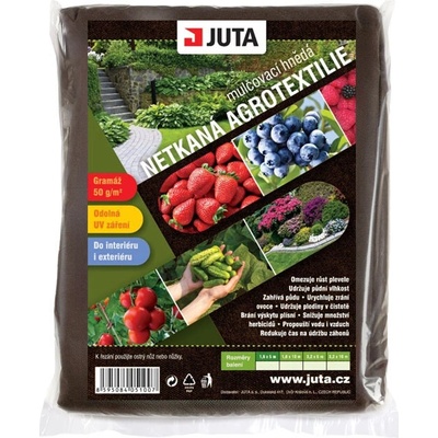 Juta mulčovací netkaná textílie 1,6 x 10 m 50 g/m² hnědá