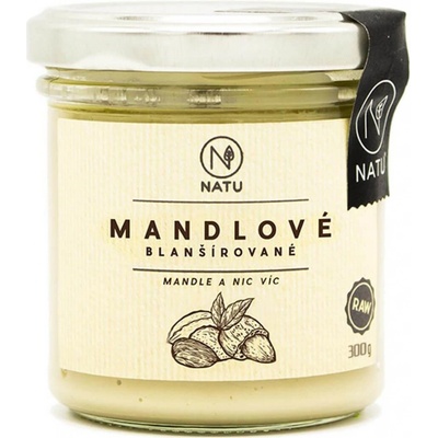 NATU Mandlový krém blanšírovaný 300 g