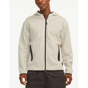 JACK & JONES Sweat Zip Hoodie Beige