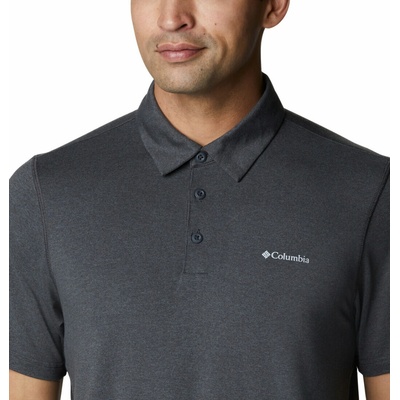 Columbia Tech Trail Polo pánske tričko Shark Heather
