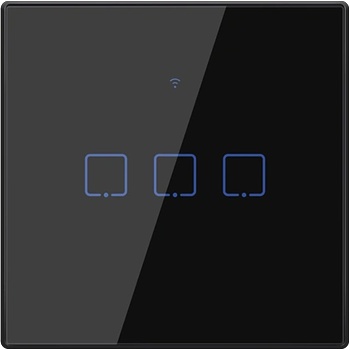 ELMARK Wi-fi smart touch eu КЛЮЧ ТРОЕН ЧЕРЕН (195009/bl)