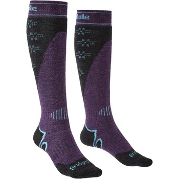 Bridgedale Hike Ski Midweight+ dámske ponožky dark purple