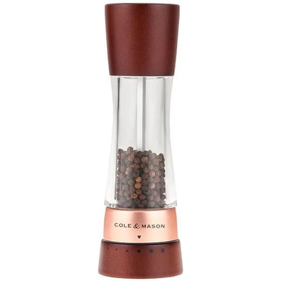 Cole & mason (Англия) Мелничка за пипер COLE & MASON DERWENT CHESTNUT ROSE GOLD с механизъм за прецизност - 19 см (Cole & Mason H 332294)