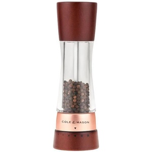 Cole & mason (Англия) Мелничка за пипер COLE & MASON DERWENT CHESTNUT ROSE GOLD с механизъм за прецизност - 19 см (Cole & Mason H 332294)