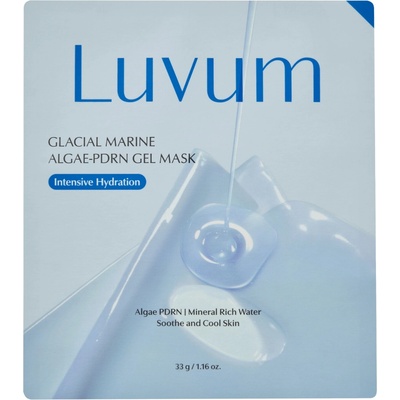 Luvum Glacial Marine Algae-PDRN Gel Mask Upokojujúca hydrogélová maska s PDRN 1 ks 33 g