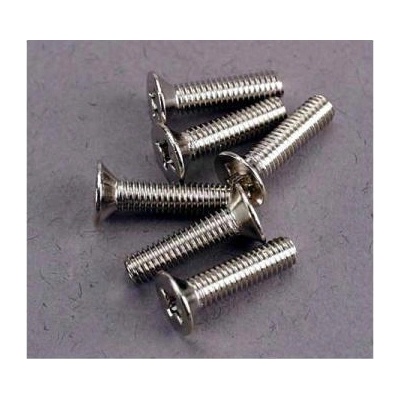 Traxxas кръстата винт M3x12mm потънала глава цинк. (6)