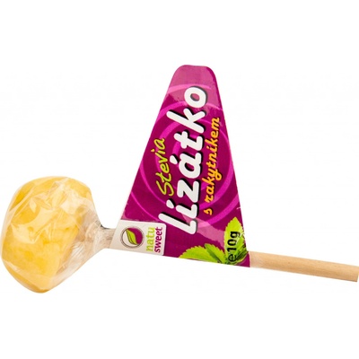 NATUSWEET Lízátko stévie s rakytníkem 10 g