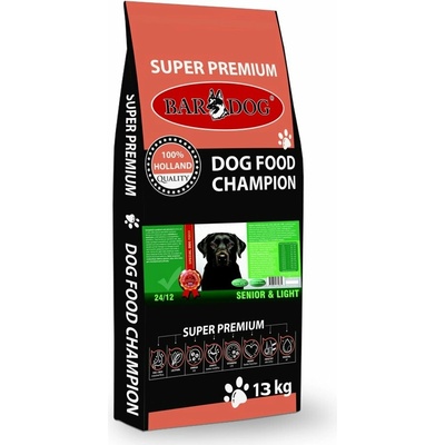 Bardog Senior & Light 24/12 jehněčí maso s rýží 13 kg