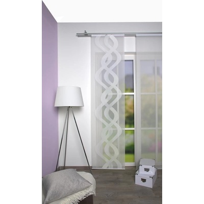 Home Wohnideen japonská stena 86003 SCHERLI 0710 vlnena biela 245x60 cm (v x s)