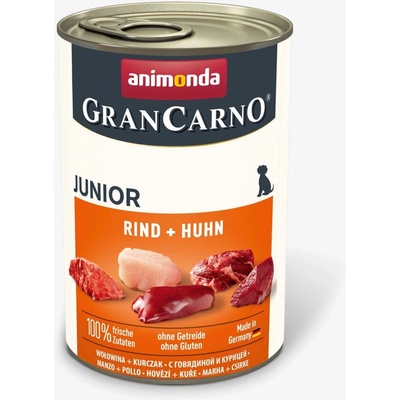 Animonda Gran Carno Original Junior hovädzie mäso a kura 6 x 400 g