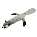 Uniq Pets Plush Dog Toy Rustly Rustling Raccoon Long дълга плюшена шумоляща играчка миеща мечка за кучета, 58 x 31 x 3 cm