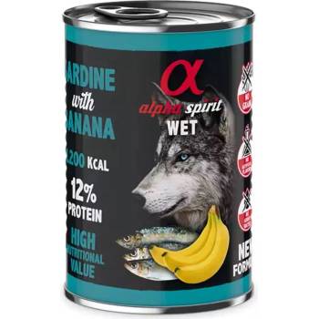 Alpha Spirit Wet Sardine & Banana 400 g