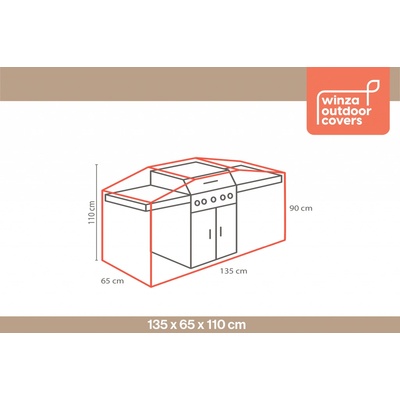 Winza Obal na gril 135x65x110cm