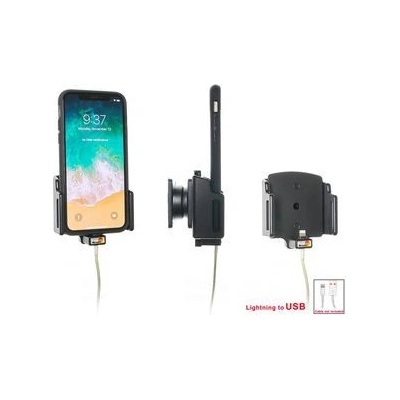 Brodit držiak do auta na Apple iPhone 11/XR/Xs/X v puzdre, nast. S priechodkou pre Lightning kábel. 714013