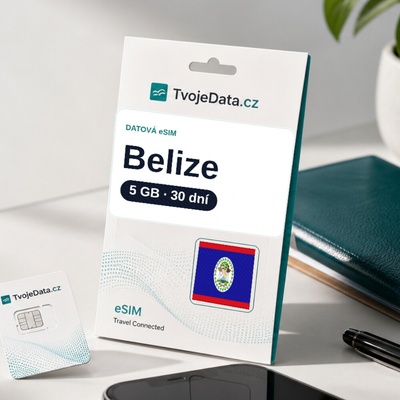 eSIM Belize 5 GB / 29 dní