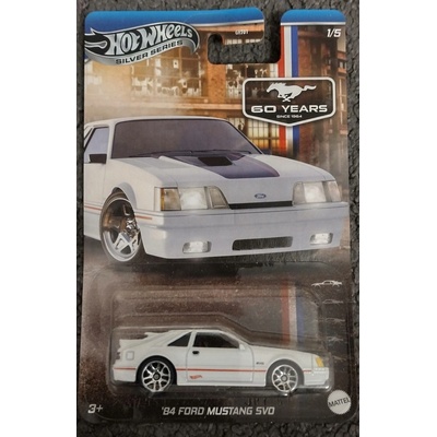Mattel Hot Wheels '84 Ford Mustang SVO Silver Series JBY50