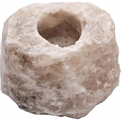 Nefertitis Solný svícen z černé himálajské soli NF48329 - cca 7 x 8 x 9 cm