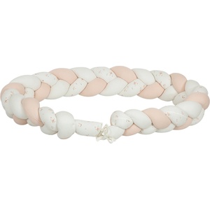 Bimbidreams Обиколник плитка за кошара Bimbidreams - Monet, 200 cm, White/Pink (8435629216020) - baby