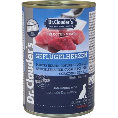 Dr.Clauder´s Adult Geflügelherzen drůbeží srdce 400 g