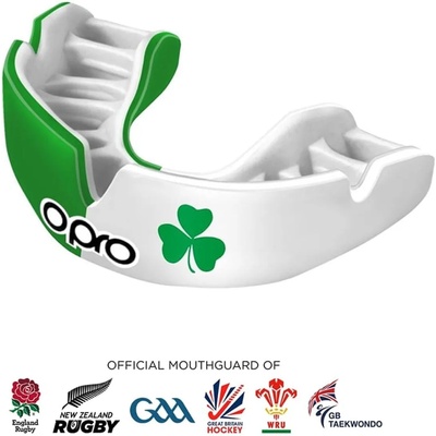 Opro Instant Custom Fit Countries Flags Adult Mouth Guard - Shamrock