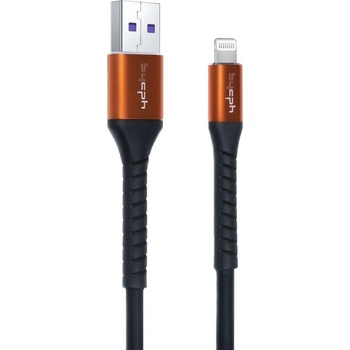 Leki Кабел Leki bycph Pro от USB към Lightning, 1m, Черен (8-50)