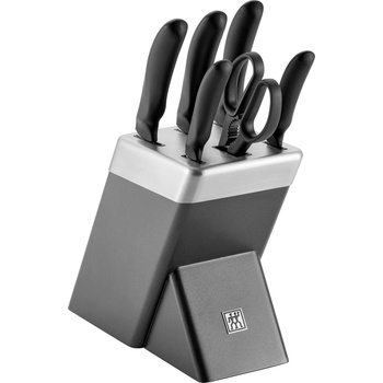 ZWILLING Style Блок за ножове самонаточващ се, с 5 ножа и ножица, 7 части (1023660)