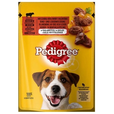 Pedigree s hovädzím mäsom v želé 100 g