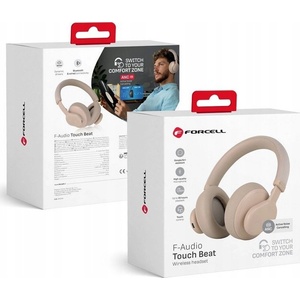 Forcell F-Audio Touch Beat beige Слушалки