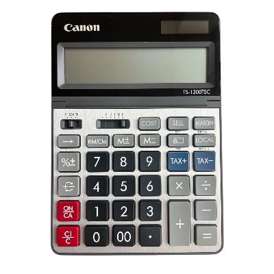Настолен калкулатор Canon TS-1200TSCDBL, 12-разряден, сив (3264)