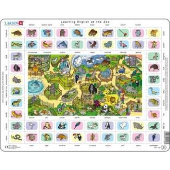 Image 1 of Larsen - Пъзел: Образователен - "Научи английски 5" - 70 части, голям