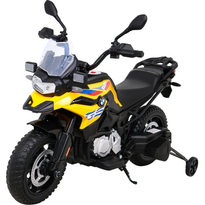 RAMIZ ELEKTRICKÁ MOTORKA BMW F850 GS ŽLTÁ MOTOR 2x35W BATÉRIE 1x12V7h 2023