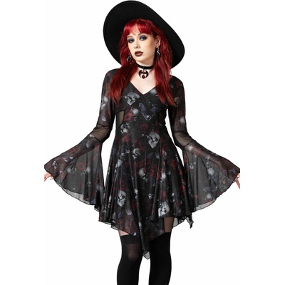 KILLSTAR дамска рокля KILLSTAR - Bell or Mesh - Черен - KSRA005502