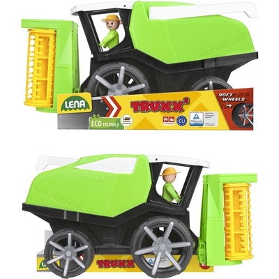Lena Auto Truxx 2 kombajn plast 35cm s figurkou 24m+