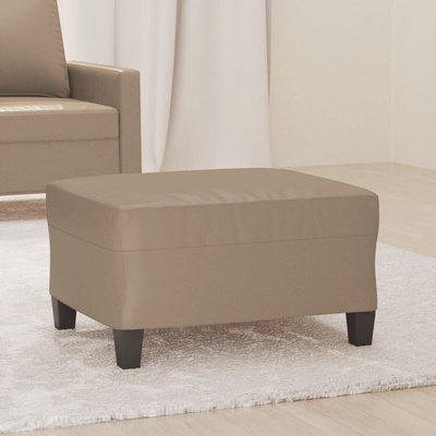 vidaXL Табуретка, капучино, 70x55x41 см, изкуствена кожа (349360)