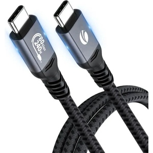 VCOM Кабел VCom CU584M Thunderbolt 5/USB4 USB-C, 80 Gb/s, PD 240 W, 1 m (CU584M-1m)